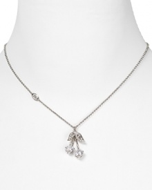 Charm them. Juicy Couture's cherry-trimmed chain necklace is yours for the picking.