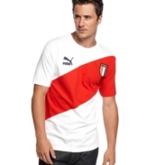 Show off. Take your support to the next level with this country badge t-shirt from Puma.