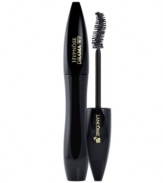 Get instant lash drama in a single coat with this ultra volume-boosting mascara that'll take lashes from so-so to show-stopping. The full contact brush, with its S-shaped curve, grasps and loads lashes for a fanned out, full body fringe. Lancôme's luxe Texturizing Complex features highly saturated waxes and intense black pigments for maximum lash volume. The triple coating system delivers a fluid and creamy application to quickly and easily build big, battable lashes that won't clump or flake. Benefits: