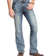 Wear your kicks with confidence in these heavily washed jeans from Ring of Fire.