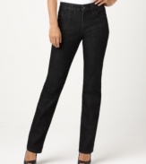 The Hayden from Not Your Daughter's Jeans now comes in an extra-flattering black wash. The renowned shaping features give you control where you want it most!