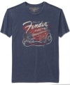 Send shockwaves through your wardrobe with this vintage-look Fender Electric t-shirt from Lucky Brand Jeans.