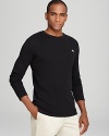 Lacoste Golf Long Sleeve Waffle Tee