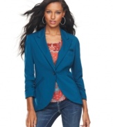 Add a stylish layer to your looks this season with INC's boyfriend blazer-- it's a must-have basic!