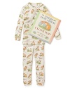 This Books to Bed Guess How Much I Love You pajama set includes the book and pajamas adorned with characters from the beloved children's story