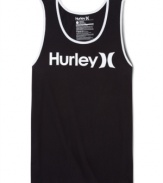 When you're ready to show off the shoulders you've been workin' all summer: Hurley's deep armhole tank top.