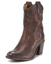 Gleaming buttons wink from Frye's rugged, western-inspired boots. Pair with slim skirts for elegant contrast.