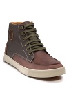 Fred Perry Upchurch Two-Tone Leather/Canvas Hybrid Sneaker