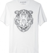 Ready to roar: Sean John's Satin Fangs T-shirt with an open-mouthed tiger graphic.