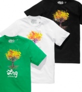 Get what grows on you. This T shirt from LRG is ready to plant itself in your wardrobe.