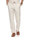 Change your daily work pattern with these herringbone dress pants from Perry Ellis.