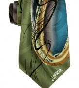 With an explosive graphic, this Jerry Garcia tie wakes up your workweek.