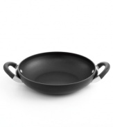 This versatile pan can be used for everything from a stovetop saute of halibut to an oven-baked casserole. It's designed to look as good on the table as it does on the stove. Lifetime warranty.