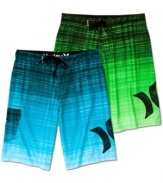 Dive into style and comfort from the beach to the boardwalk with these graphic board shorts from Hurley.