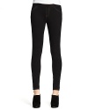 Hue's popular Skinny Jeanz get an update in a solid wash. Looks great with booties or your favorite pair of pumps.