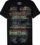 Go tribal. This cool graphic tee from American Rag is the latest way to rock the trend.