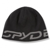 Keep your accessory options open with this water-and-wind resistant Spyder hat that can be reversed for a fresh new look in no time.