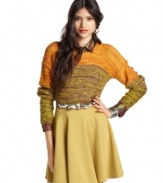 Perfect for a flirty fall look, this Bar III circle skirt adds instant femininity to your look!