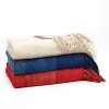 Our premier throw - soft, beautifully designed and colored, this throw will keep you warm and comfortable year-round.