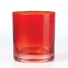 Elegant, colored glassware from Germany. Dishwasher safe.