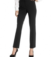 Alfani's cropped ankle pants are an office essential this season--try yours with heels and a tucked-in silky blouse.