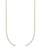 Add a touch of luxury with a simple chain. Giani Bernini's Venetian necklace is crafted in 24k gold over sterling silver. Approximate length: 30 inches.