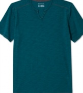 Build your casual wardrobe around hip tees like this split-neck t-shirt from INC International Concepts.