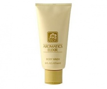 A shimmering gold gel that gently washes the body with fragrance. For shower or bath.