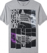 Get in tune with on-trend style with this graphic t-shirt from Calvin Klein Jeans.