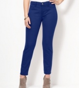 Colorful jeans will instantly revive your wardrobe-pair these petite Calvin Klein Jeans jeggings with a basic top and boots or heels for an easy and stylish ensemble! (Clearance)