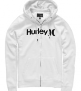 Riding a wave of surf-style is as easy as throwing on this hoodie from Hurley.