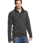 Time to chill and relax in comfort with this pullover sweatshirt by Tommy Bahama.