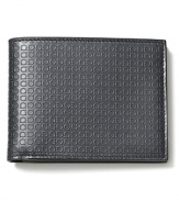 Salvatore Ferragamo Mini Gancini Embossed Slim Bi-Fold Wallet