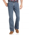 These Izod jeans offer a comfortable relaxed fit that never goes out of style.