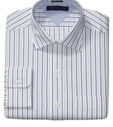 You can't get any more classic than this crisply striped dress shirt from Tommy Hilfiger.