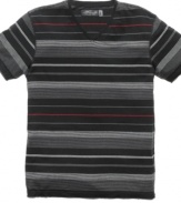 Follow the lines straight toward this casual cool t shirt from Retrofit.