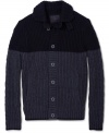 Comfortable and contemporary, this Guess cardigan is the perfect winter companion.