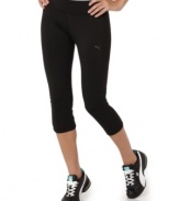 Get high-performance style for your workout with these smart Puma capris. Match them with a sweatshirt and go!