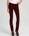 Embrace the season's tactile trend in J Brand's velvety corduroy pants rendered in a deep shade of wine.