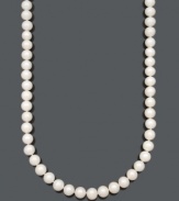 Perfect for a day at the office or paired with an elegant evening gown. Versatile cultured freshwater pearls (10-11 mm) by Belle de Mer are essential for every woman's accessory collection. 14k gold clasp. Approximate length: 22 inches.