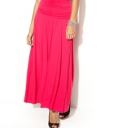 A dramatic style statement, any way you wear it! INC's maxi skirt converts into sultry strapless dress for evening.