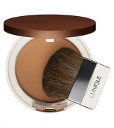 True Bronze Pressed Powder Bronzer. Lightweight powder bronzer creates a natural-looking, sunny glow. Blends, builds easily to your desired level of bronze. Long-wearing. Oil-free. 0.33 oz. 