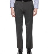 Outdo your everyday office look with these dress pants from Calvin Klein.