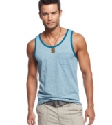 Just in time for summer, this tank from INC International Concepts will both look and keep you cool.