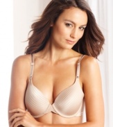 Seamless support is all yours with Warner's Secret Makeover Lift bra. The innovative side support and lift system delivers up and in benefits that will give you a great silhouette under your favorite tops and dresses. Style #1381P