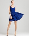 Zac Posen Dress - V Neck Pleated Dress