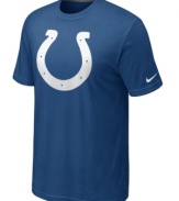 Go big! Display your love for the Indianapolis Colts loud and proud in this oversized-logo t-shirt from Nike.