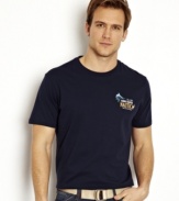 Take the bait. You'll be ready for a day on the water with this graphic t-shirt from Nautica.