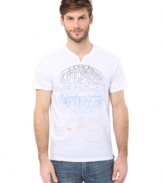 Step up your casual game with this graphic tee from Buffalo David Bitton.