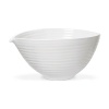 This set of dinnerware designed by famed cook and food writer Sophie Conran offers a modern organic aesthetic in unique shapes for an elegant and durable everyday collection.